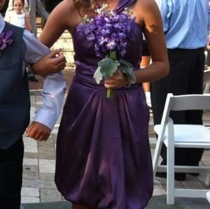 David's Bridal Purple Dress Size 2